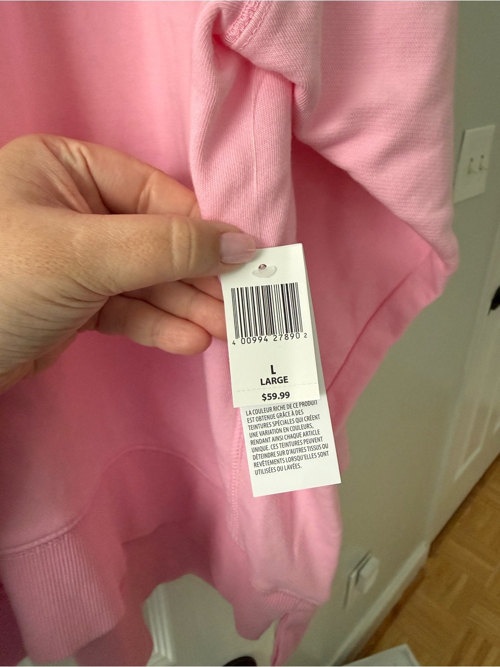 Disney Pink Pullover Sweatshirt with Tag - Picture 2 of 4